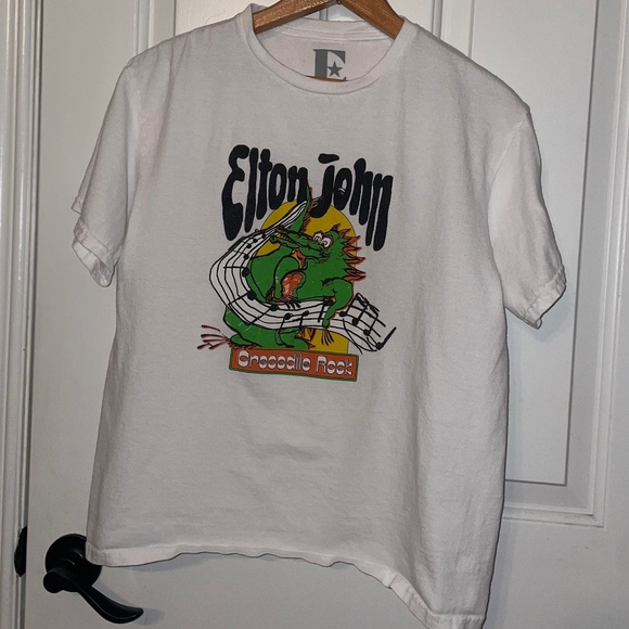 The Crocodile Rock Kids Graphic T-Shirt – White Short Sleeve Crewneck (Kids XL) - Picture 3 of 8